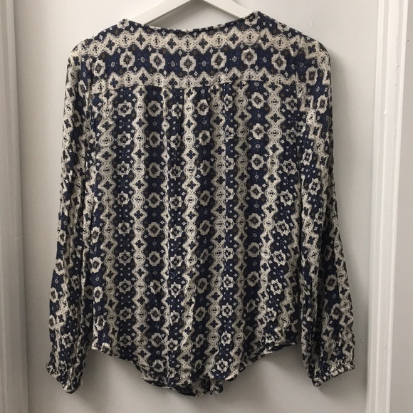 Lucky Brand Long Sleeve Blouse - Picture 3 of 6